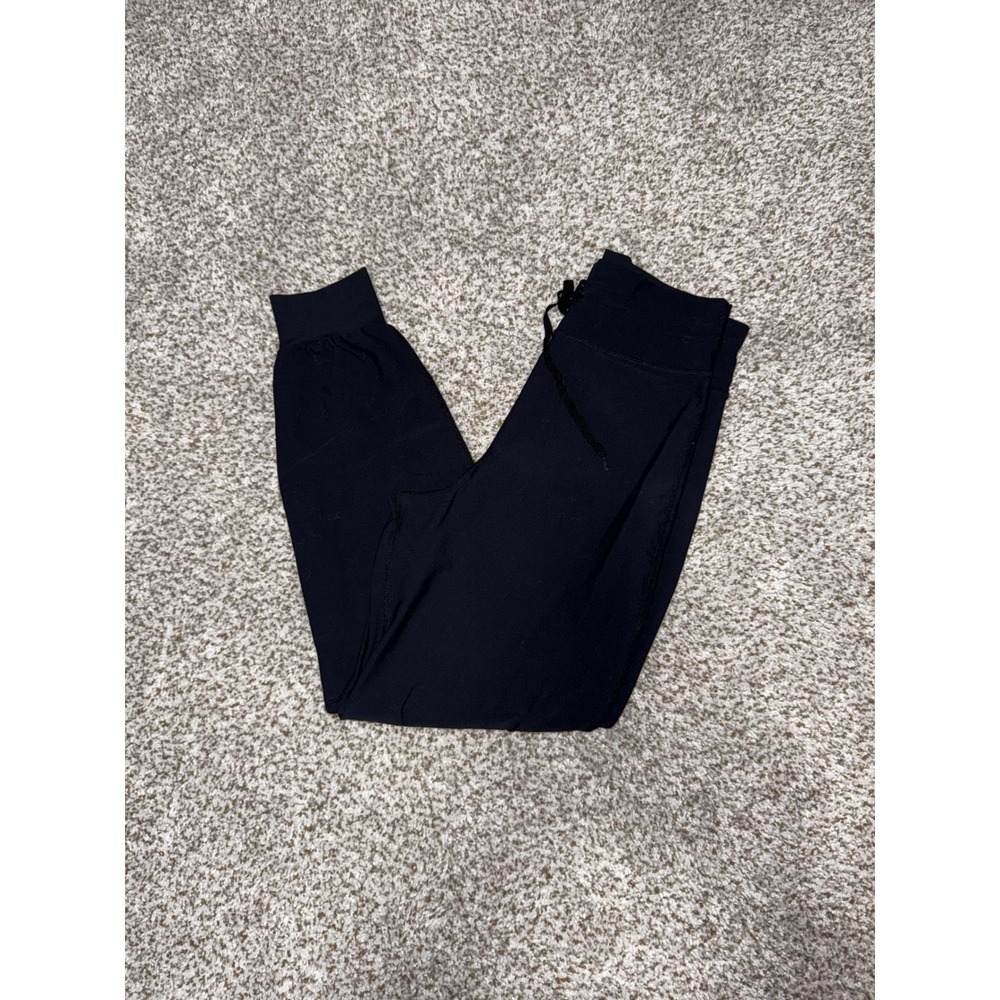 The Upside Womens Black High Rise Drawstring Jogger Pants XS Recycled Polyamide